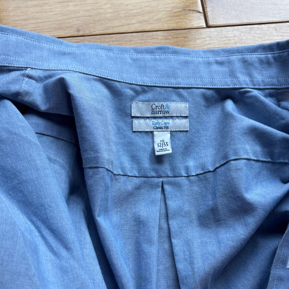 Croft & Barrow Classic Blue Top